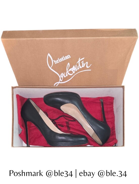 Christian Louboutin Shoes - SOLD Authentic Christian Louboutin New Simple Pump 120 - Kid Leather 38.5